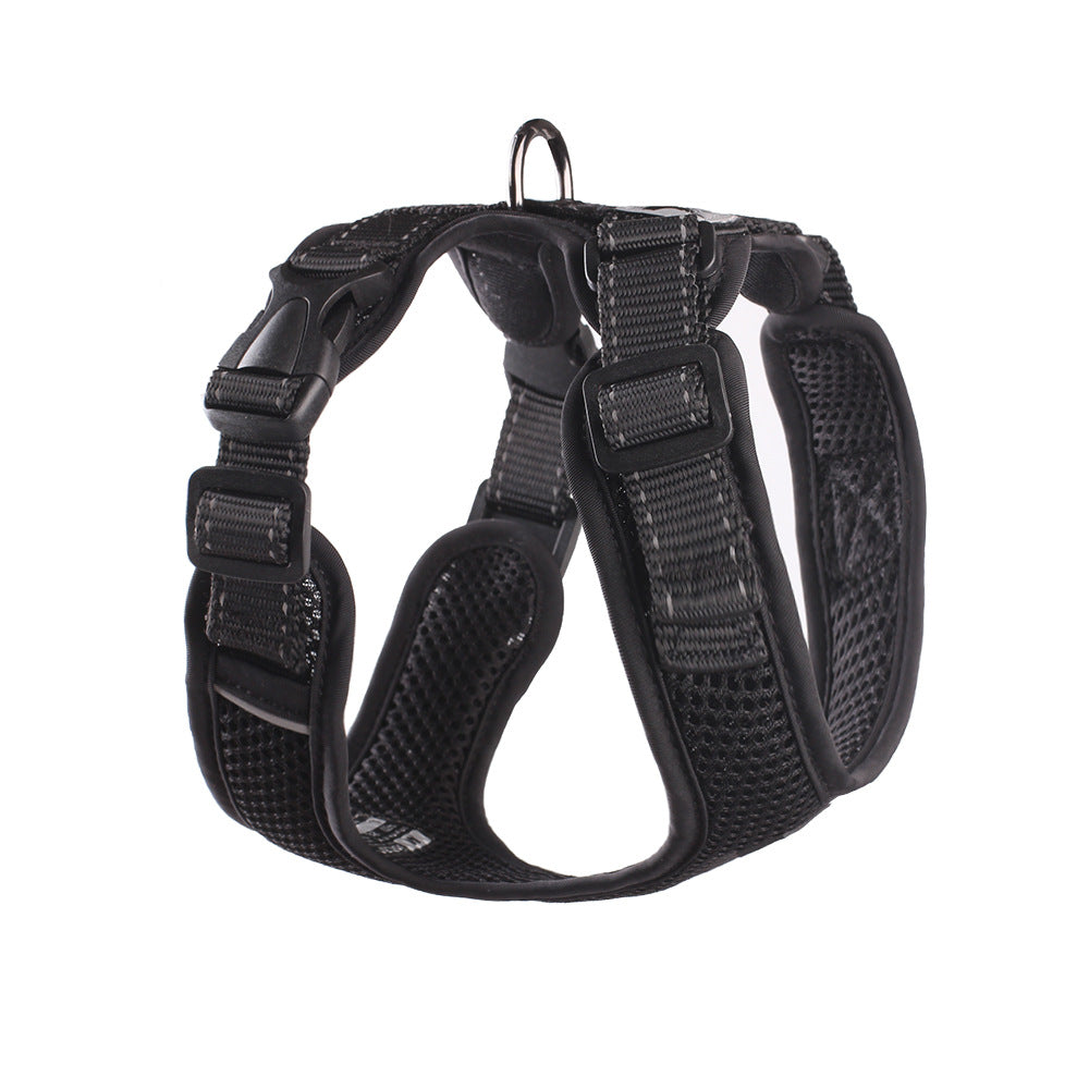 Pet Chest Mesh I-shaped Reflective Harness - Waive Savy Pets