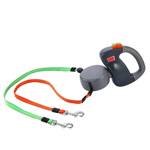 Retractable Dual Pet Dog Walking Leash - Waive Savy Pets