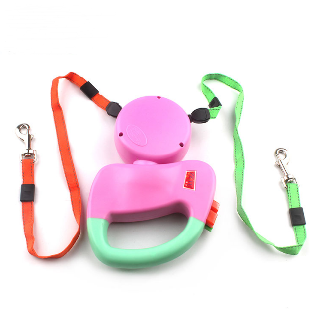 Retractable Dual Pet Dog Walking Leash - Waive Savy Pets