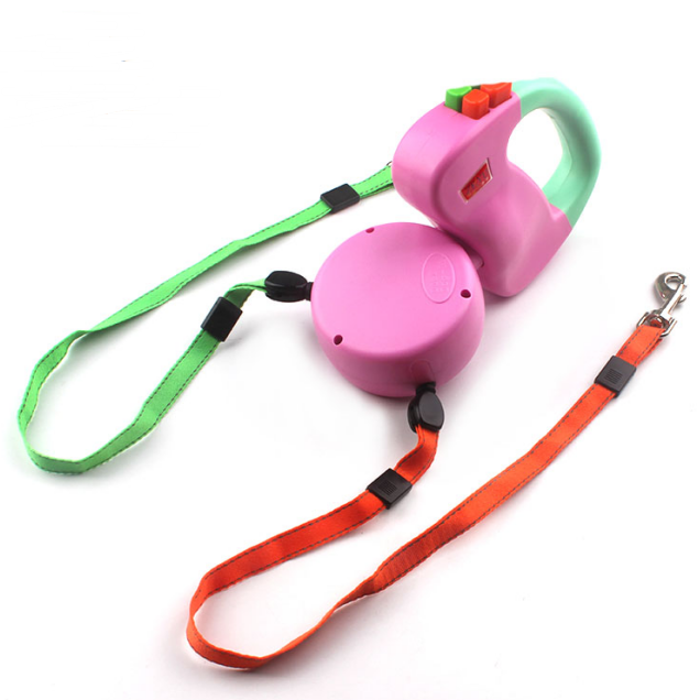 Retractable Dual Pet Dog Walking Leash - Waive Savy Pets