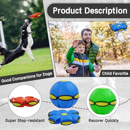 Pet Flying Saucer Ball Interactive Toys - Waive Savy Pets