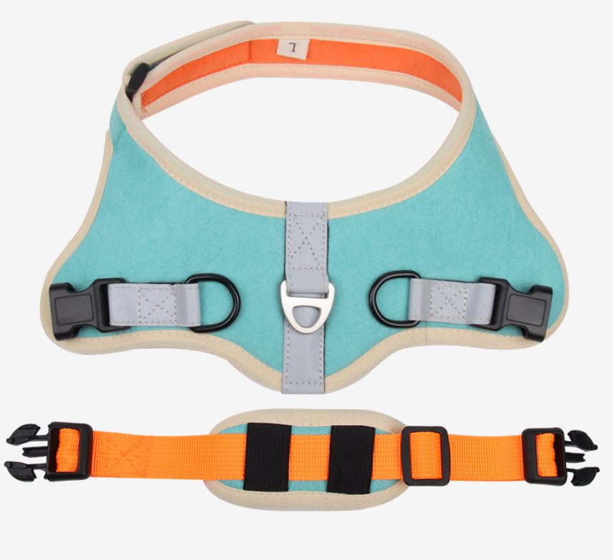 Suede Dog Harness - Waive Savy Pets