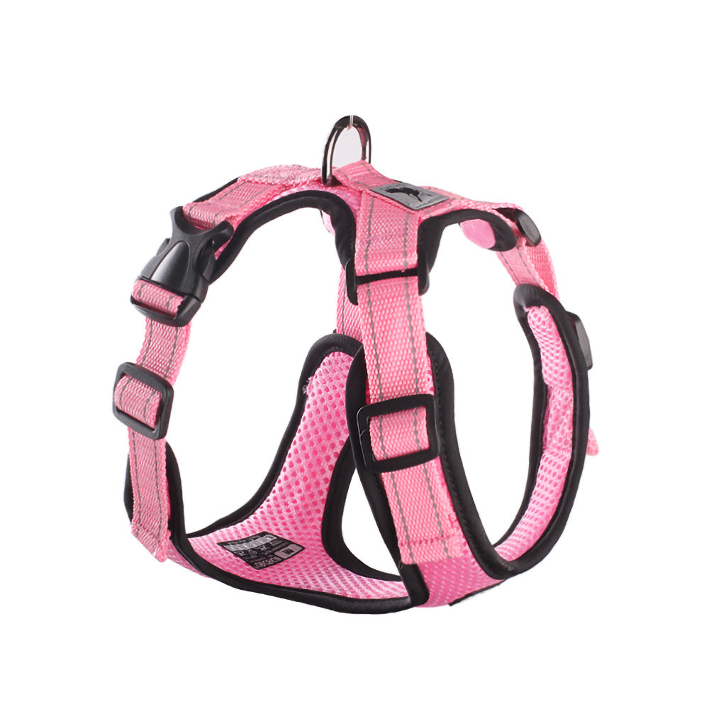 Pet Chest Mesh I-shaped Reflective Harness - Waive Savy Pets