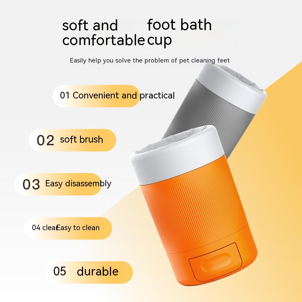 Pet Semi-automatic Foot Washing Cup - Waive Savy Pets