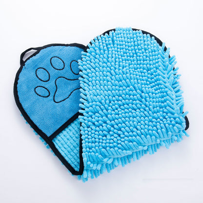 Super Absorbent Dog Bathrobe Microfiber Bath Towels - Waive Savy Pets