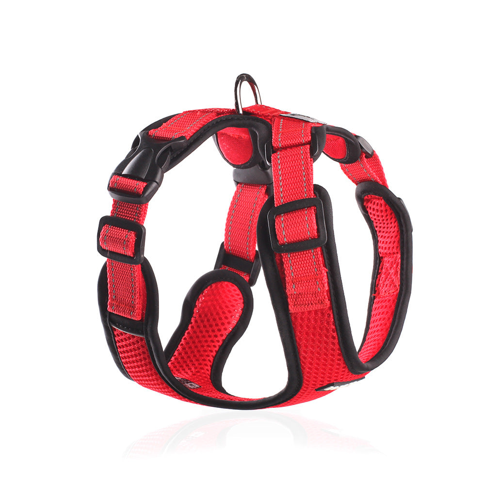 Pet Chest Mesh I-shaped Reflective Harness - Waive Savy Pets